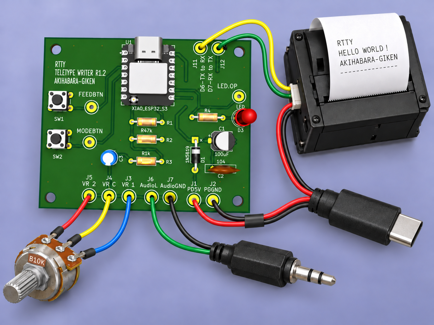 PS RTTY PRINTER